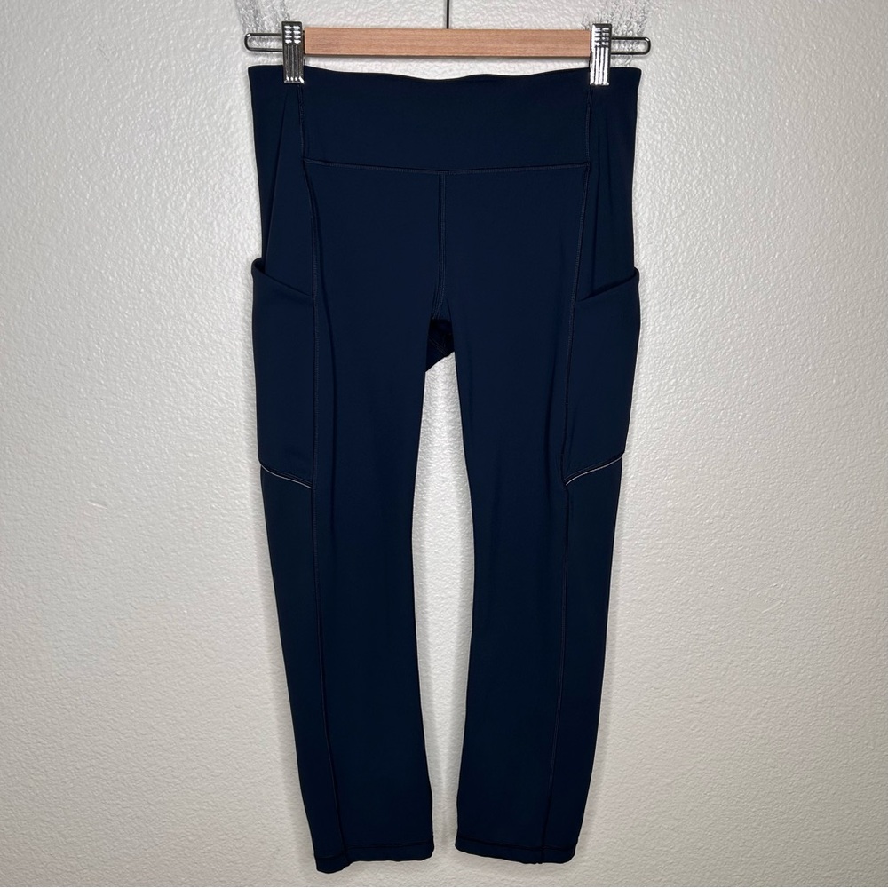 Lululemon Speed Up Crop *21" blue 6